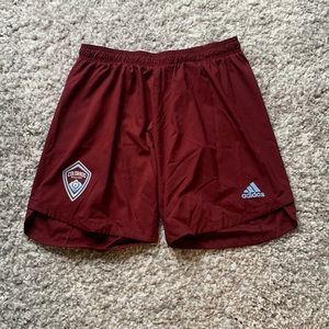 Men’s XL “Adidas” Colorado Rapids Maroon athletic (soccer) short